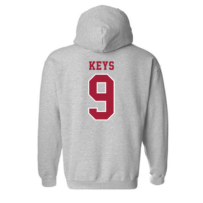Indiana - NCAA Football : Lavar Keys - Helmet Shersey Hooded Sweatshirt-1
