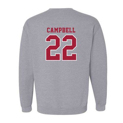 Indiana - NCAA Football : Jayreon Campbell - Helmet Shersey Crewneck Sweatshirt-1