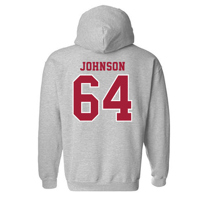 Indiana - NCAA Football : Chance Johnson - Helmet Shersey Hooded Sweatshirt-1