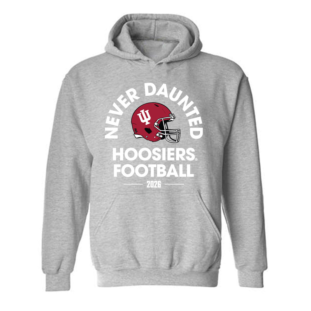 Indiana - NCAA Football : Clay Conner - Helmet Shersey Hooded Sweatshirt-0