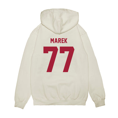 Indiana - NCAA Football : Matt Marek - Undefeated Premium Hooded Sweatshirt-1