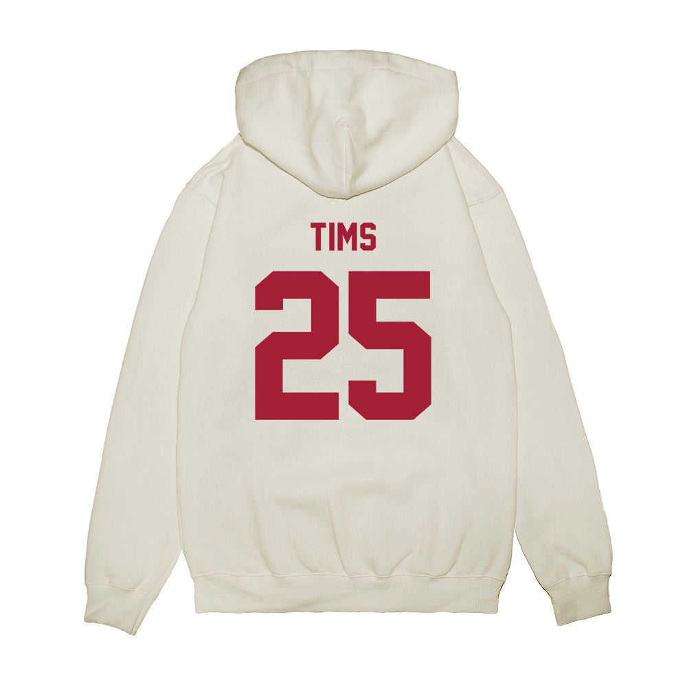 Indiana - NCAA Football : Dmontae Tims - Undefeated Premium Hooded Sweatshirt-1