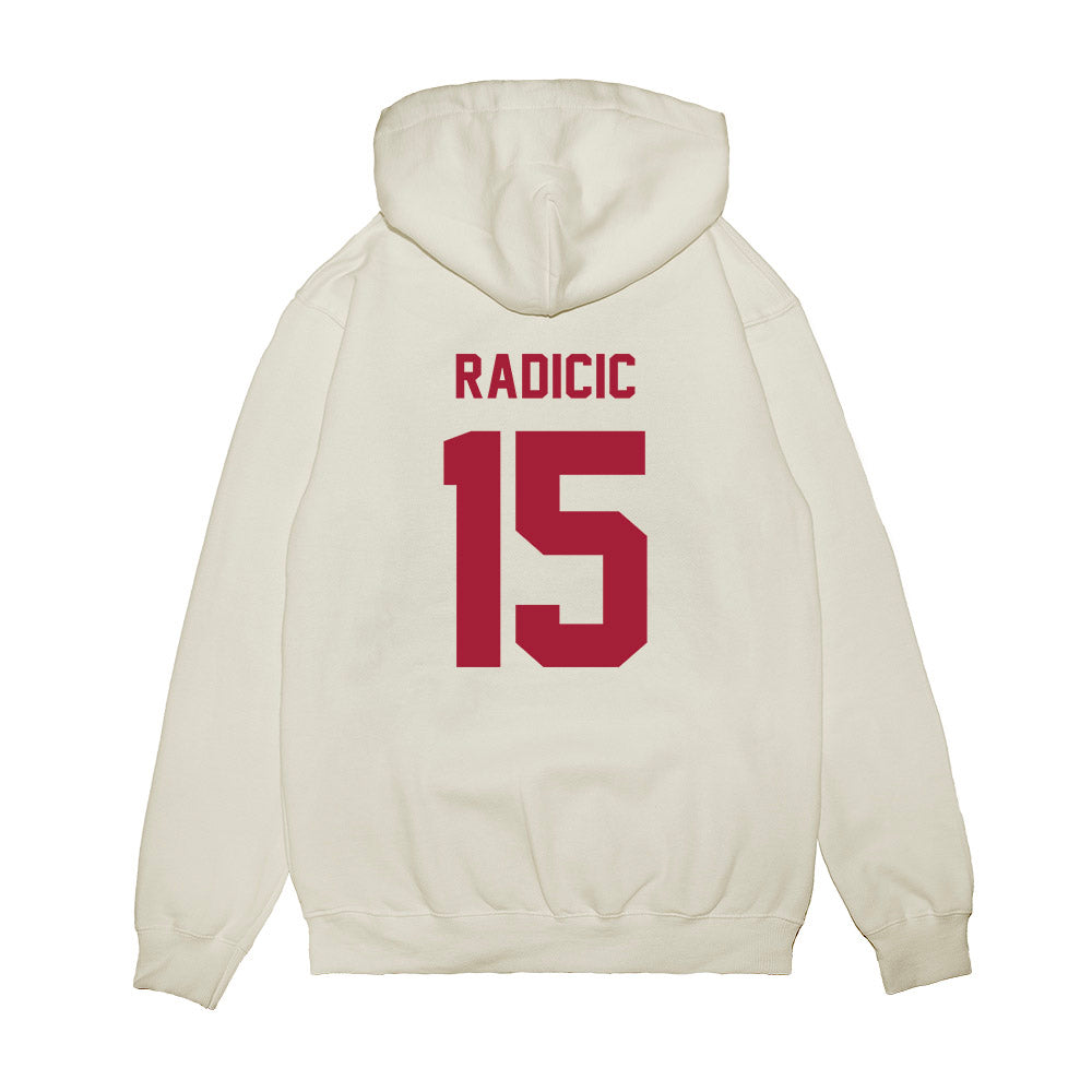 Indiana - NCAA Football : Nicolas Radicic - Undefeated Premium Hooded Sweatshirt-1