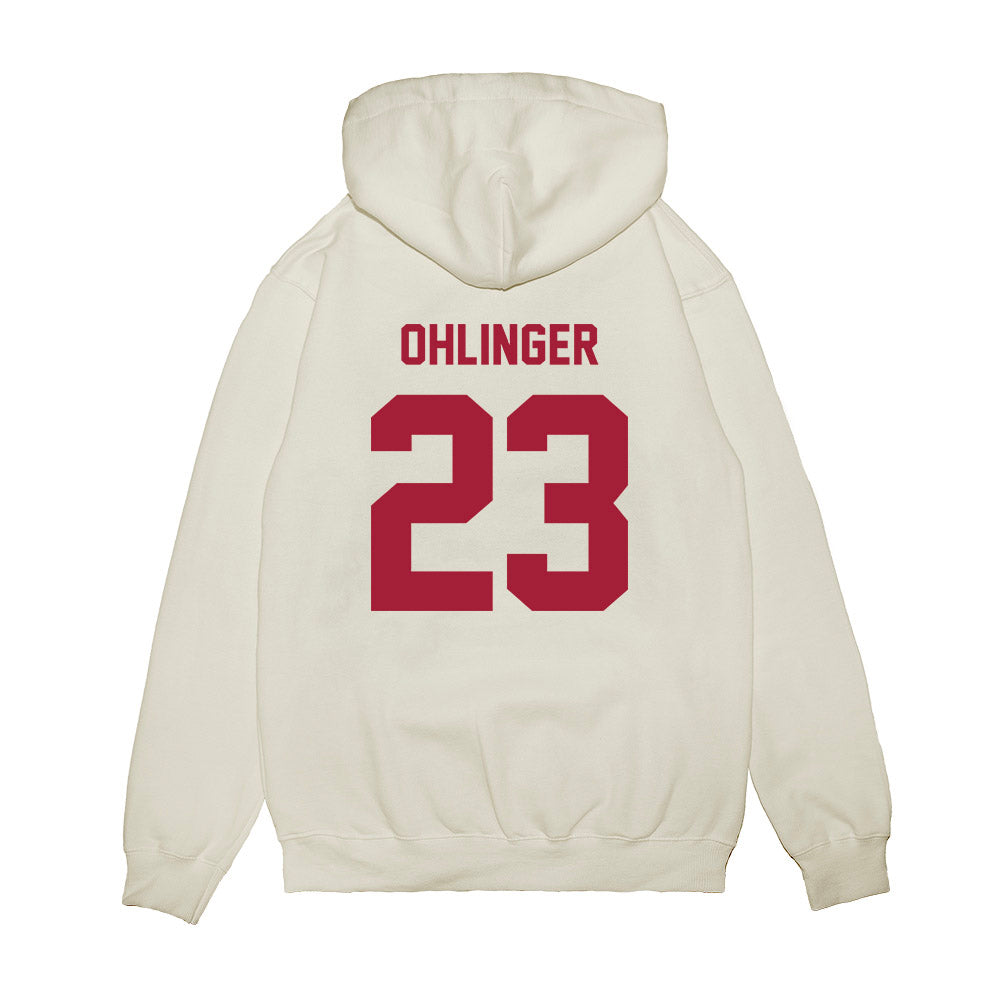 Indiana - NCAA Football : Henry Ohlinger - Undefeated Premium Hooded Sweatshirt-1