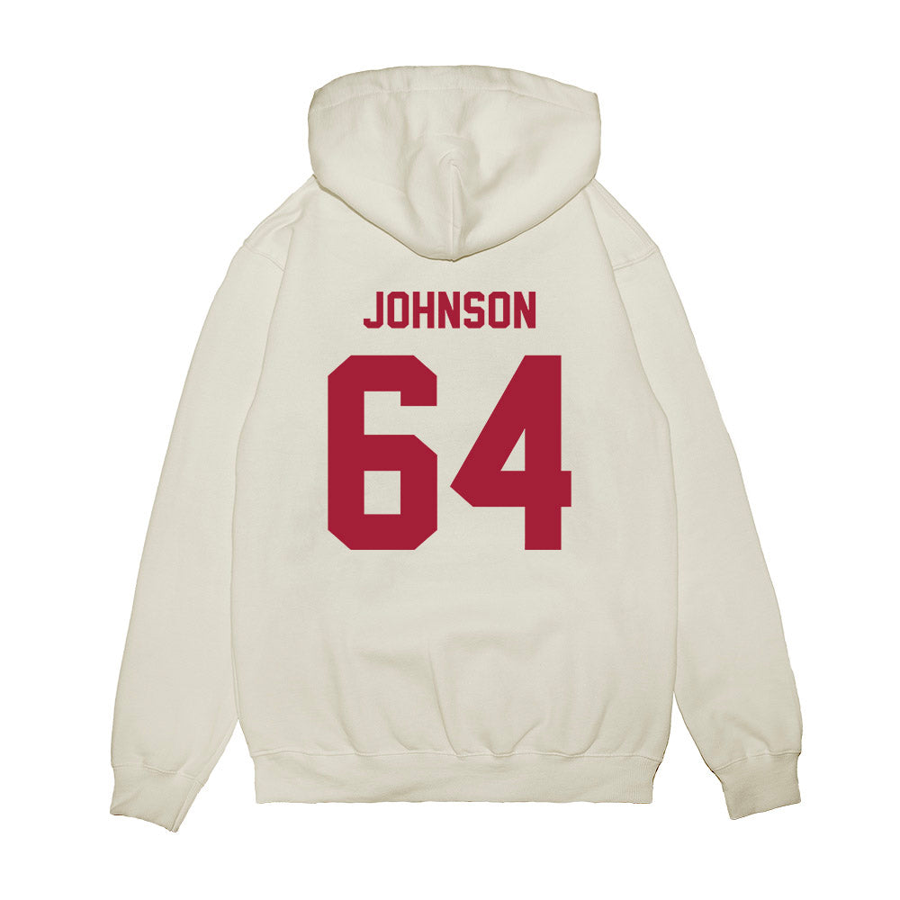 Indiana - NCAA Football : Chance Johnson - Undefeated Premium Hooded Sweatshirt-1