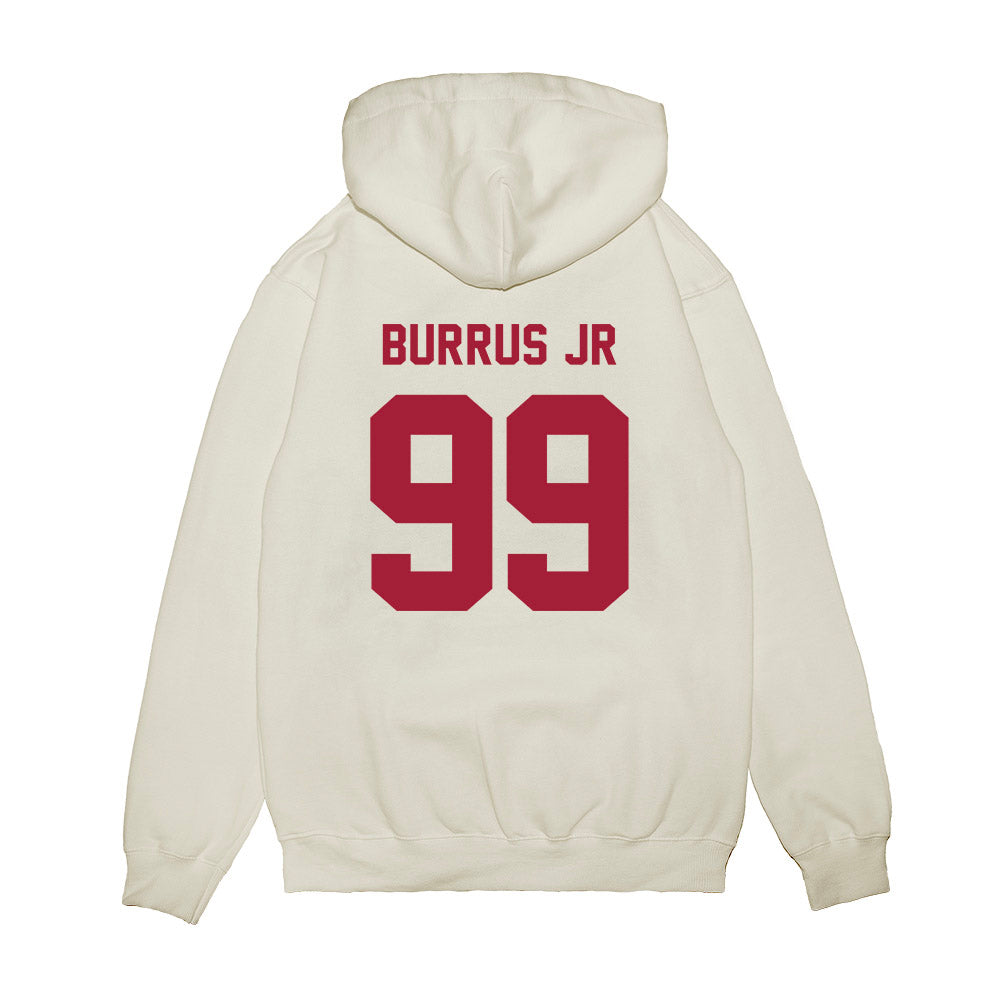 Indiana - NCAA Football : Tyrone Burrus Jr - Undefeated Premium Hooded Sweatshirt-1