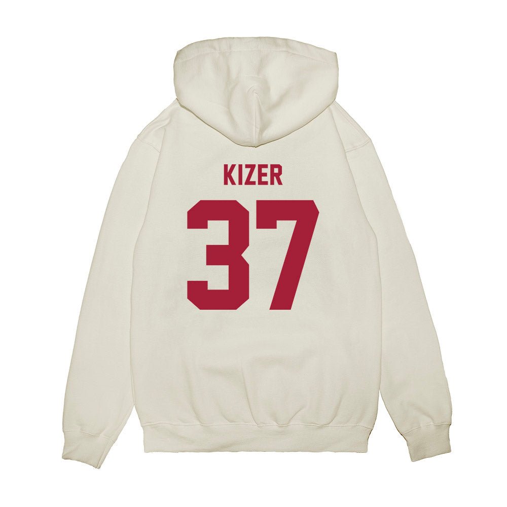 Indiana - NCAA Football : Heath Kizer - Undefeated Premium Hooded Sweatshirt-1