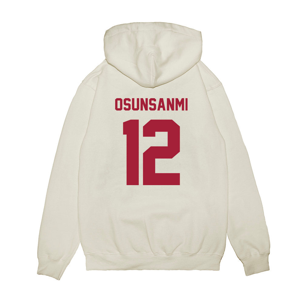 Indiana - NCAA Football : Tobi Osunsanmi - Undefeated Premium Hooded Sweatshirt-1