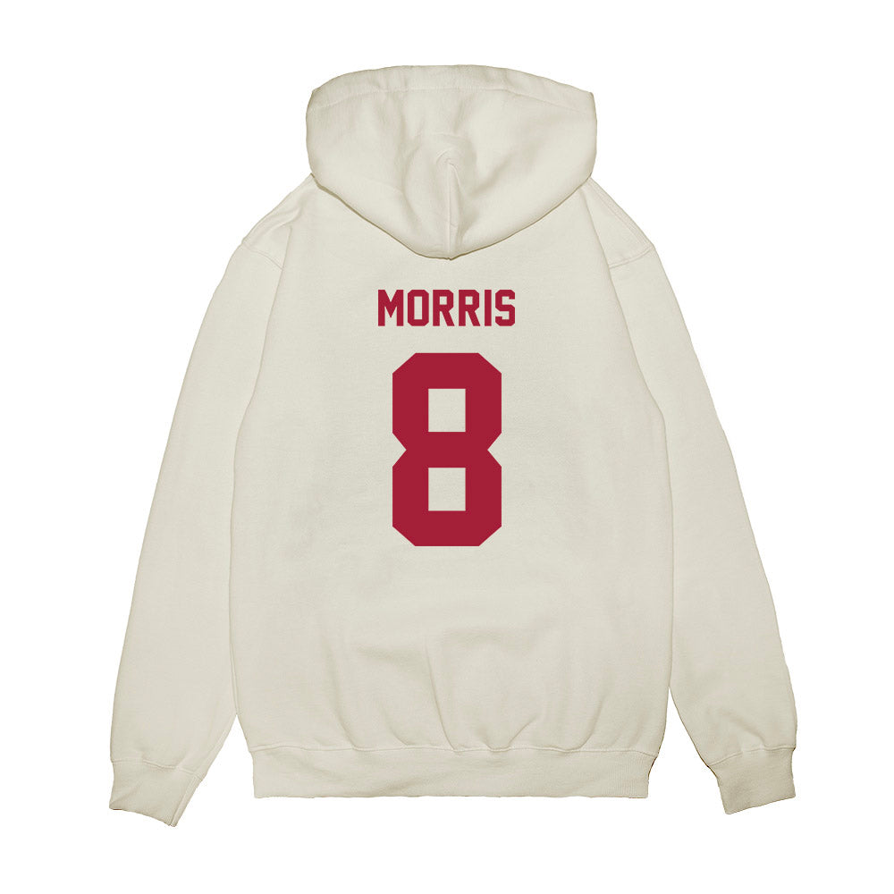 Indiana - NCAA Football : Tyler Morris - Undefeated Premium Hooded Sweatshirt-1
