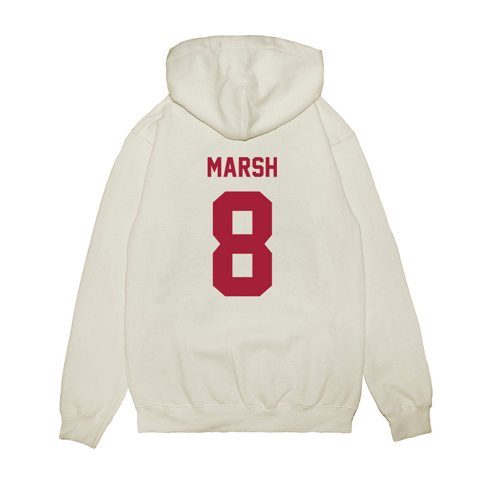 Indiana - NCAA Football : Nick Marsh - Undefeated Premium Hooded Sweatshirt-1