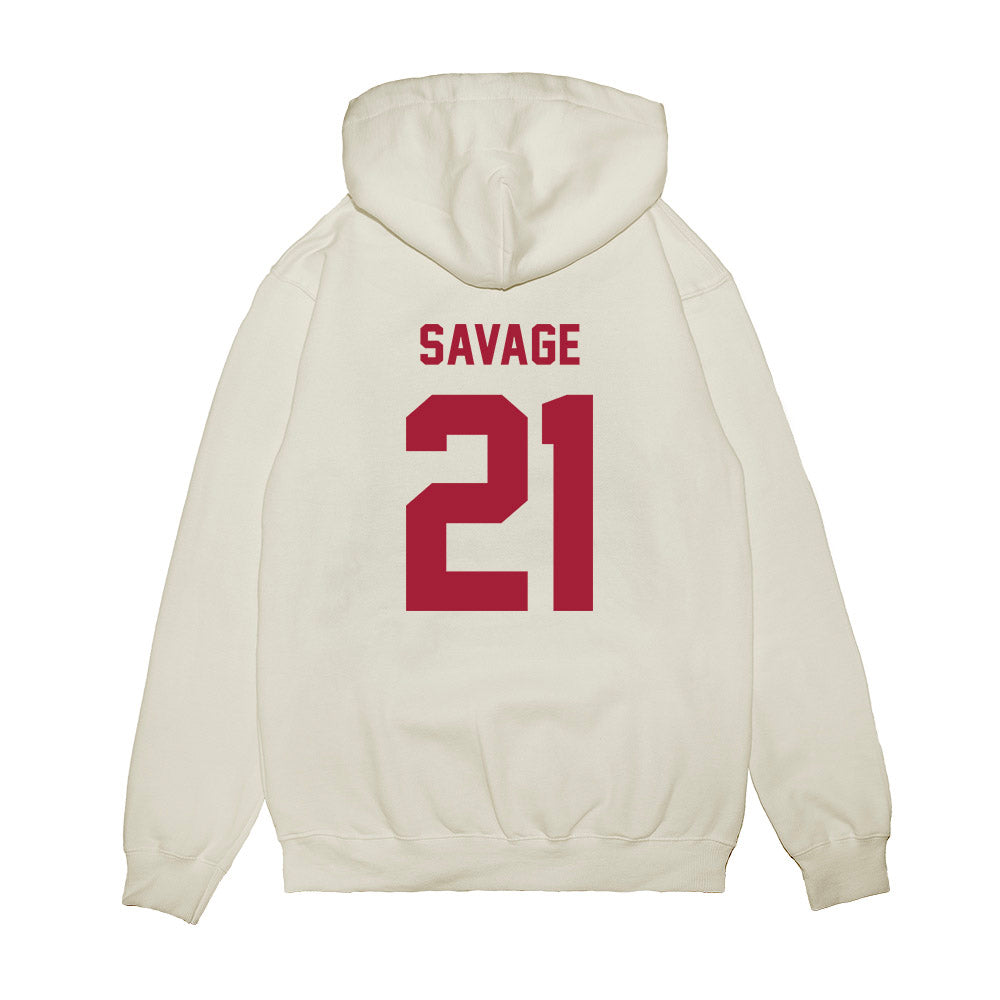 Indiana - NCAA Football : Jacob Savage - Undefeated Premium Hooded Sweatshirt-1