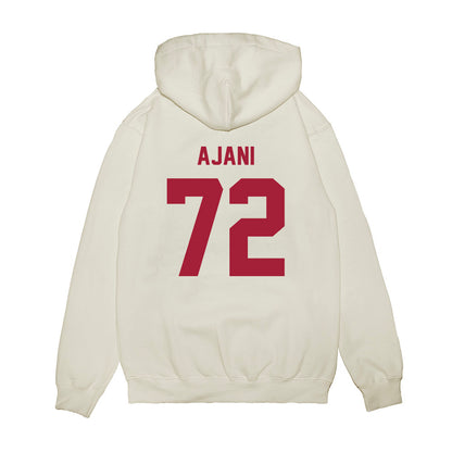 Indiana - NCAA Football : Adedamola Ajani - Undefeated Premium Hooded Sweatshirt-1