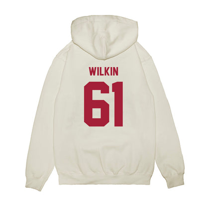 Indiana - NCAA Football : Baylor Wilkin - Undefeated Premium Hooded Sweatshirt-1
