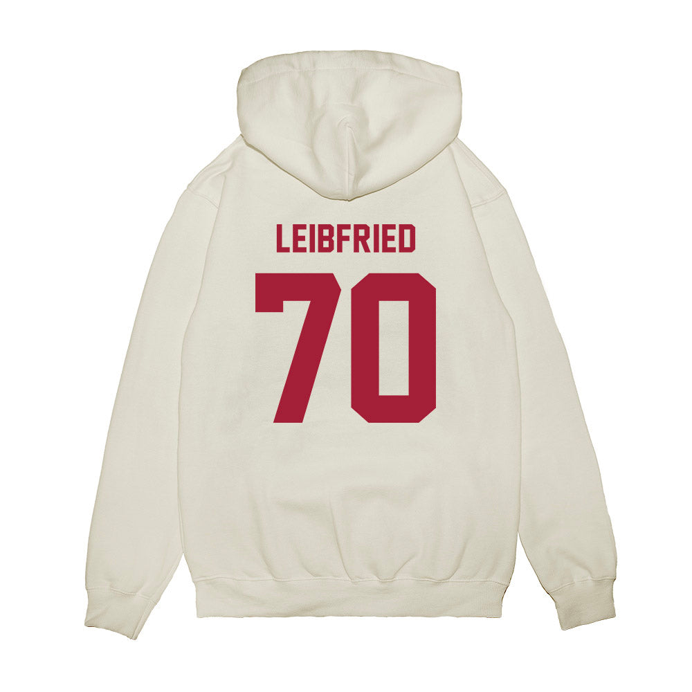 Indiana - NCAA Football : Austin Leibfried - Undefeated Premium Hooded Sweatshirt-1