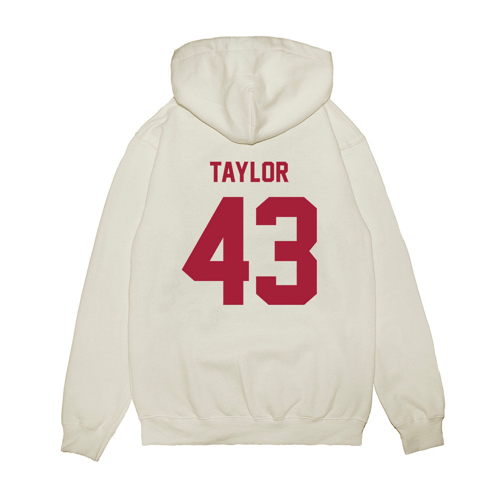 Indiana - NCAA Football : Bryce Taylor - Undefeated Premium Hooded Sweatshirt-1