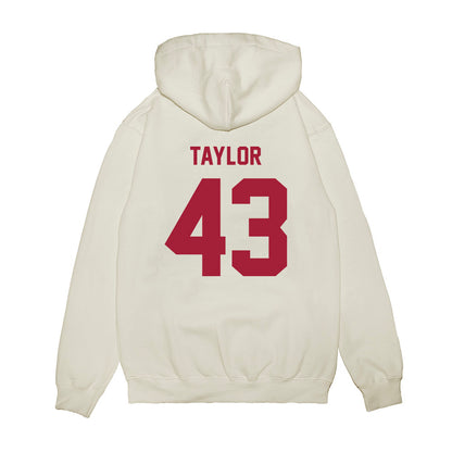 Indiana - NCAA Football : Bryce Taylor - Undefeated Premium Hooded Sweatshirt-1