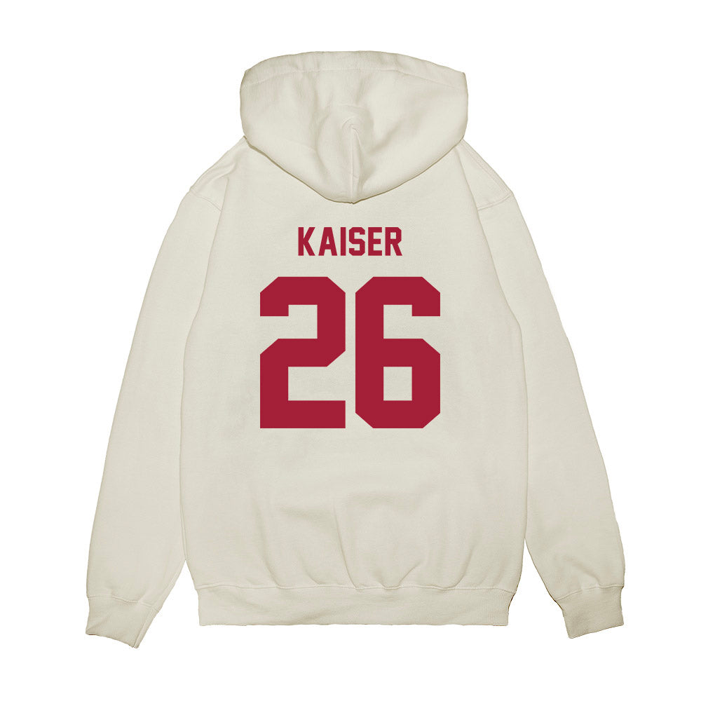 Indiana - NCAA Football : Cade Kaiser - Undefeated Premium Hooded Sweatshirt-1