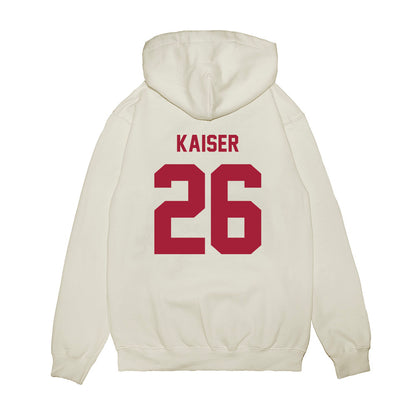 Indiana - NCAA Football : Cade Kaiser - Undefeated Premium Hooded Sweatshirt-1