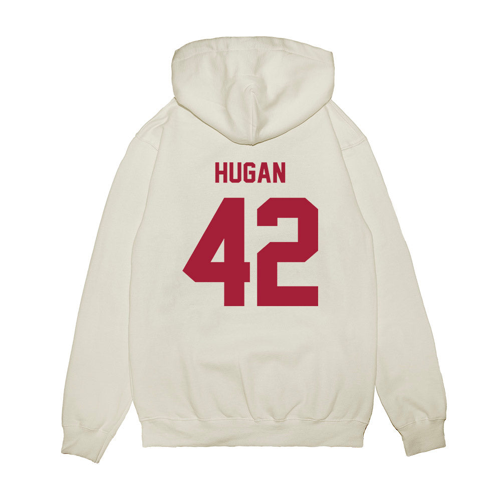Indiana - NCAA Football : Kevontay Hugan - Undefeated Premium Hooded Sweatshirt-1