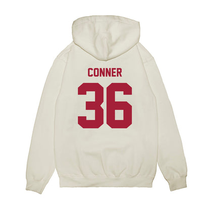 Indiana - NCAA Football : Clay Conner - Undefeated Premium Hooded Sweatshirt-1