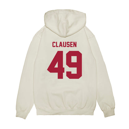 Indiana - NCAA Football : Drew Clausen - Undefeated Premium Hooded Sweatshirt-1