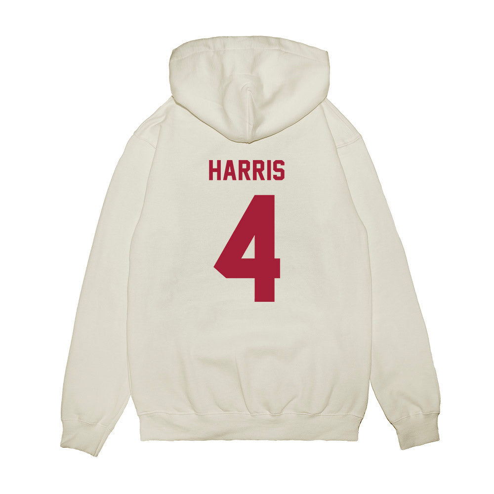 Indiana - NCAA Football : AJ Harris - Undefeated Premium Hooded Sweatshirt-1