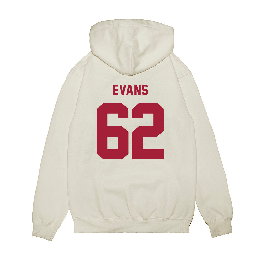 Indiana - NCAA Football : Drew Evans - Undefeated Premium Hooded Sweatshirt-1