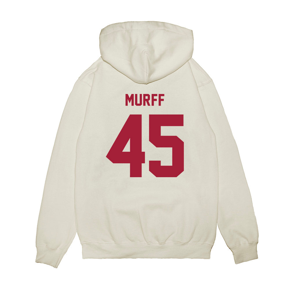 Indiana - NCAA Football : Lincoln Murff - Undefeated Premium Hooded Sweatshirt-1
