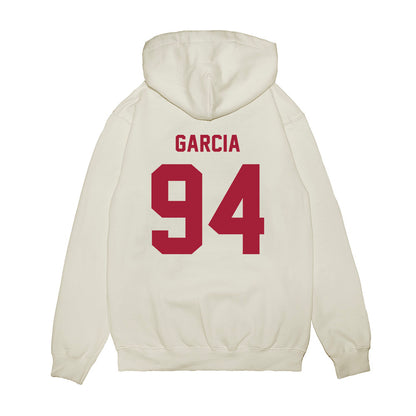 Indiana - NCAA Football : Kyler Garcia - Undefeated Premium Hooded Sweatshirt-1