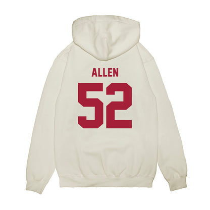 Indiana - NCAA Football : Clayton Allen - Undefeated Premium Hooded Sweatshirt-1