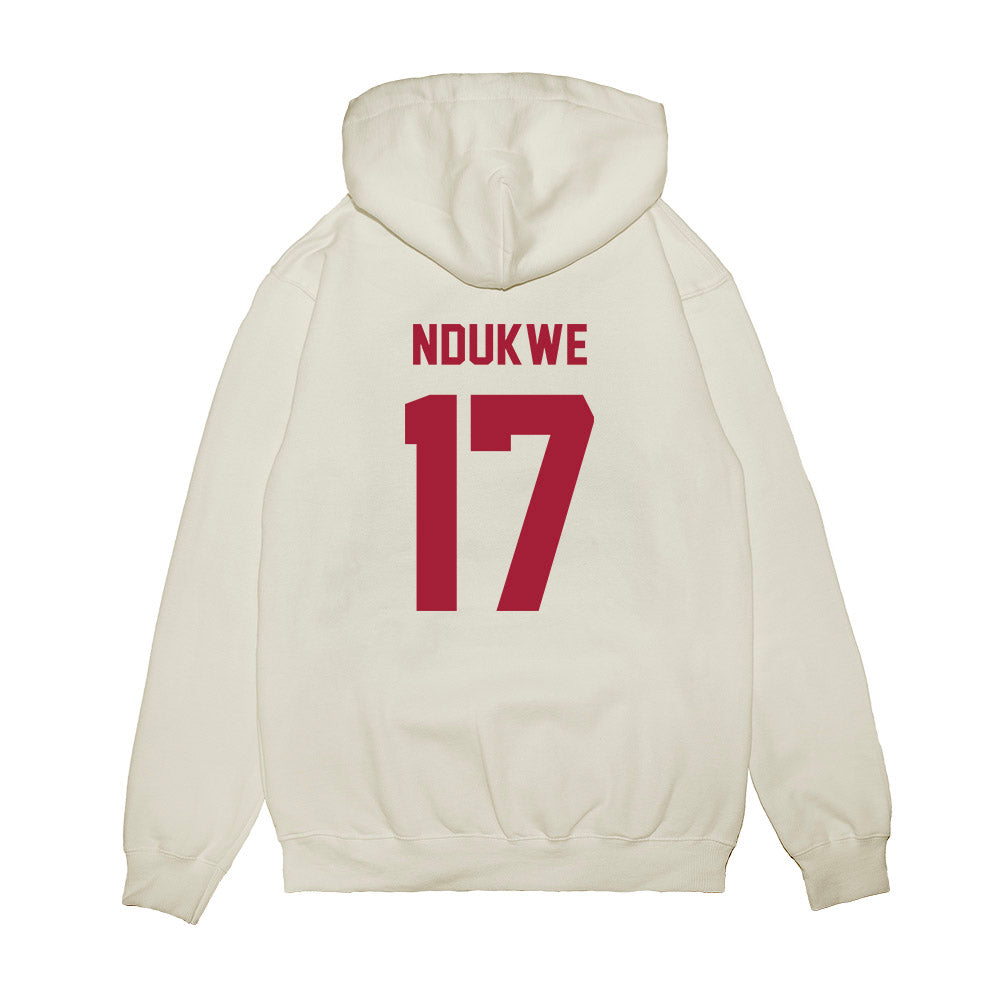 Indiana - NCAA Football : Daniel Ndukwe - Undefeated Premium Hooded Sweatshirt-1