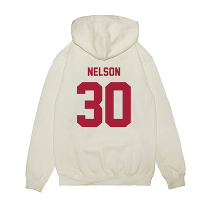 Indiana - NCAA Football : PJ Nelson - Undefeated Premium Hooded Sweatshirt-1