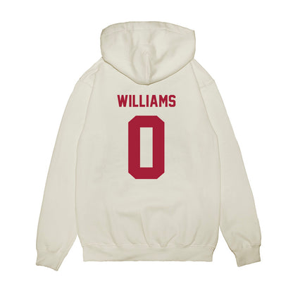 Indiana - NCAA Football : Carson Williams - Undefeated Premium Hooded Sweatshirt-1