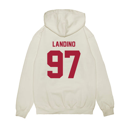 Indiana - NCAA Football : Mario Landino - Undefeated Premium Hooded Sweatshirt-1