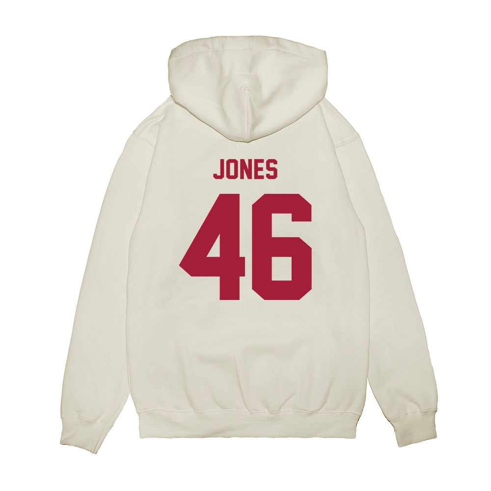 Indiana - NCAA Football : Isaiah Jones - Undefeated Premium Hooded Sweatshirt-1
