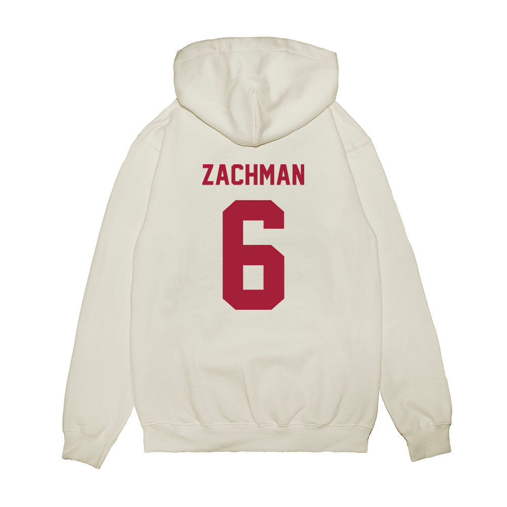 Indiana - NCAA Football : Preston Zachman - Undefeated Premium Hooded Sweatshirt-1