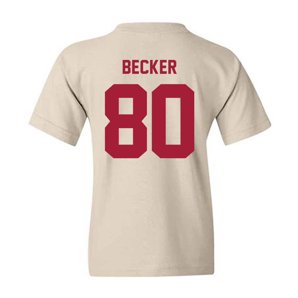 Indiana - NCAA Football : Charlie Becker - Undefeated Youth T-Shirt-1