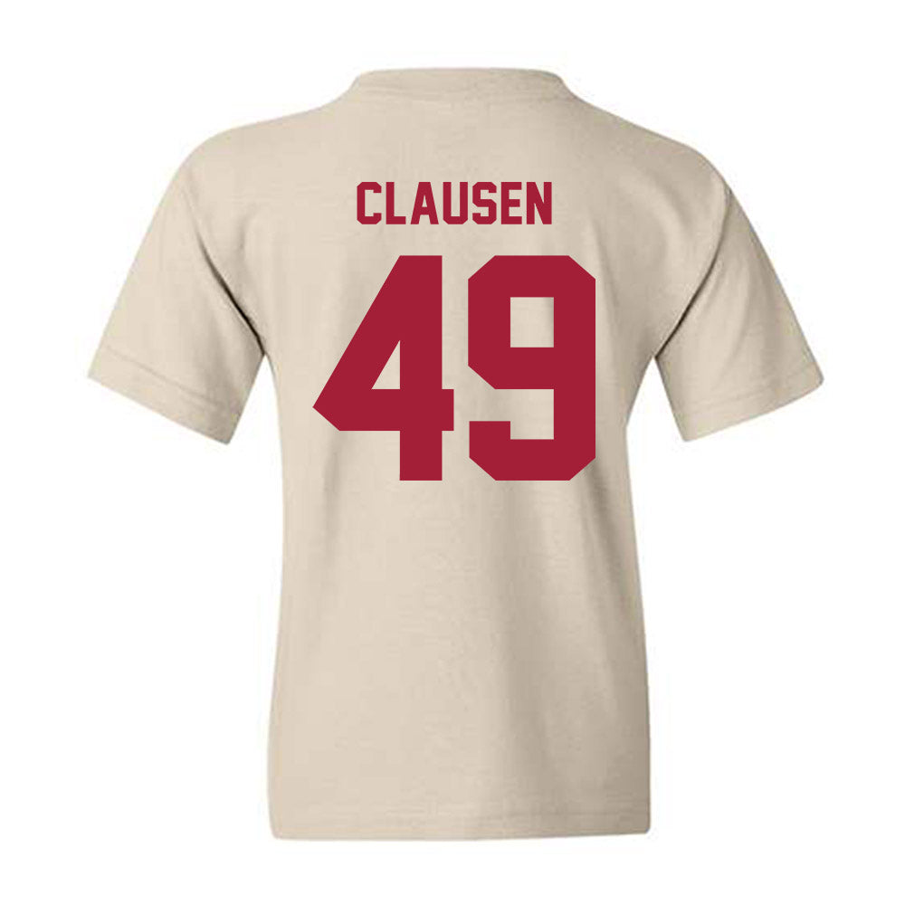 Indiana - NCAA Football : Drew Clausen - Undefeated Youth T-Shirt-1