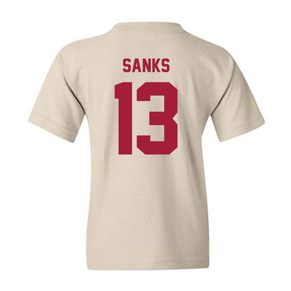Indiana - NCAA Football : Jiquan Sanks - Undefeated Youth T-Shirt-1