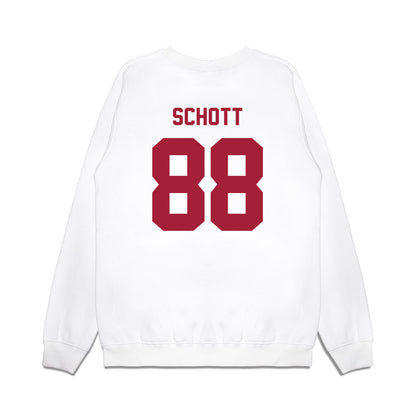 Indiana - NCAA Football : Brock Schott - Undefeated Premium Crewneck Sweatshirt-1