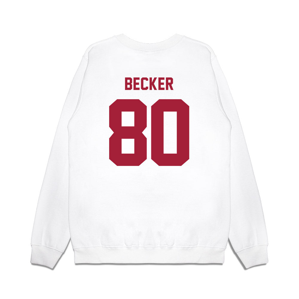 Indiana - NCAA Football : Charlie Becker - Undefeated Premium Crewneck Sweatshirt-1