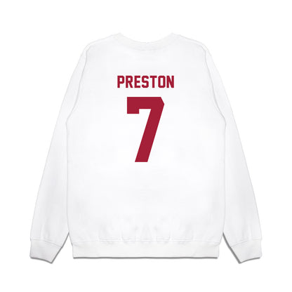 Indiana - NCAA Football : Shazz Preston - Undefeated Premium Crewneck Sweatshirt-1