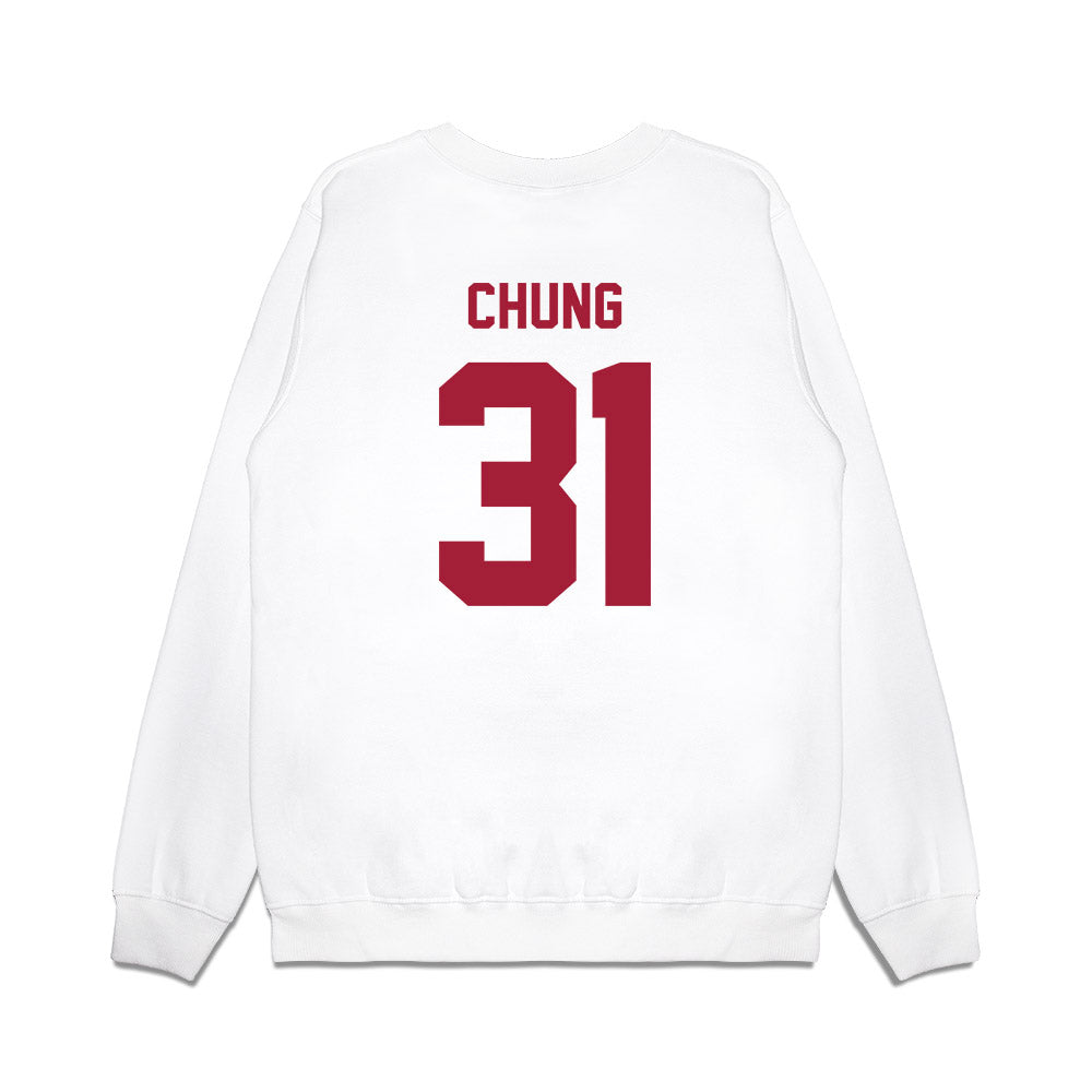 Indiana - NCAA Football : Anthony Chung - Undefeated Premium Crewneck Sweatshirt-1