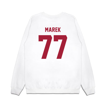 Indiana - NCAA Football : Matt Marek - Undefeated Premium Crewneck Sweatshirt-1