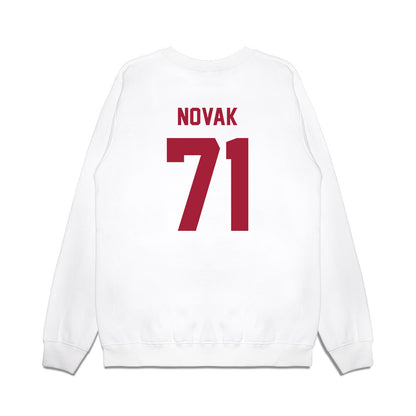 Indiana - NCAA Football : Benjamin Novak - Undefeated Premium Crewneck Sweatshirt-1