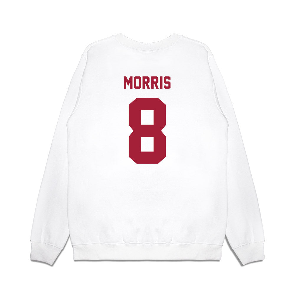 Indiana - NCAA Football : Tyler Morris - Undefeated Premium Crewneck Sweatshirt-1