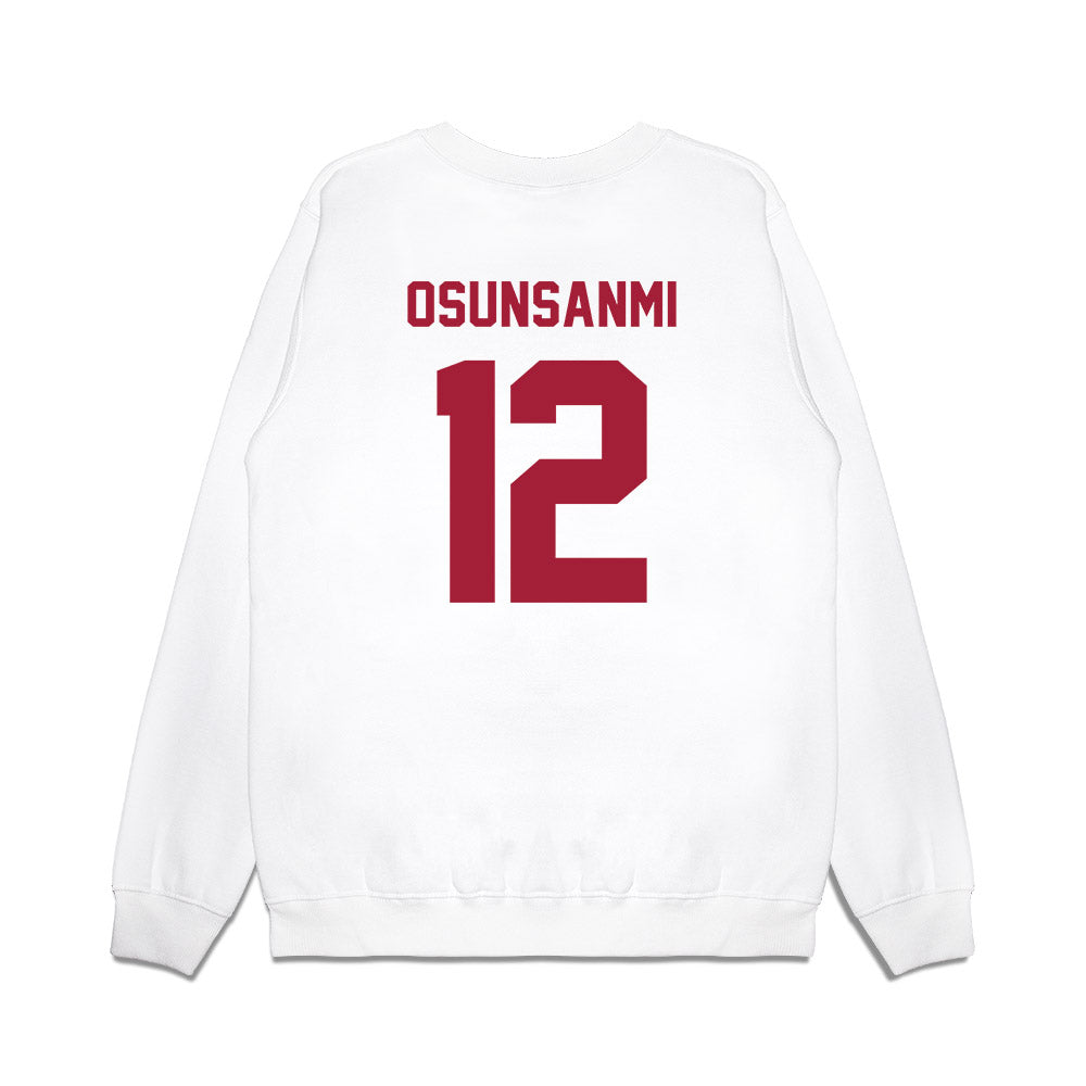 Indiana - NCAA Football : Tobi Osunsanmi - Undefeated Premium Crewneck Sweatshirt-1