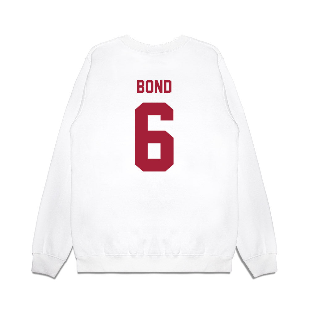 Indiana - NCAA Football : LeBron Bond - Undefeated Premium Crewneck Sweatshirt-1