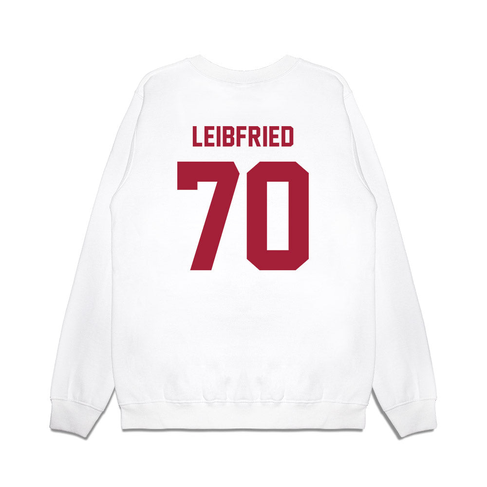 Indiana - NCAA Football : Austin Leibfried - Undefeated Premium Crewneck Sweatshirt-1
