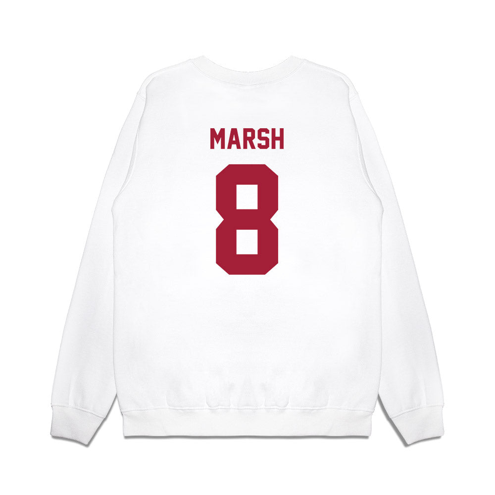 Indiana - NCAA Football : Nick Marsh - Undefeated Premium Crewneck Sweatshirt-1